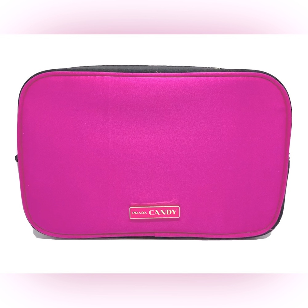 NEW Prada Candy Bag Makeup Cosmetic Pouch Vanity Case / RARE